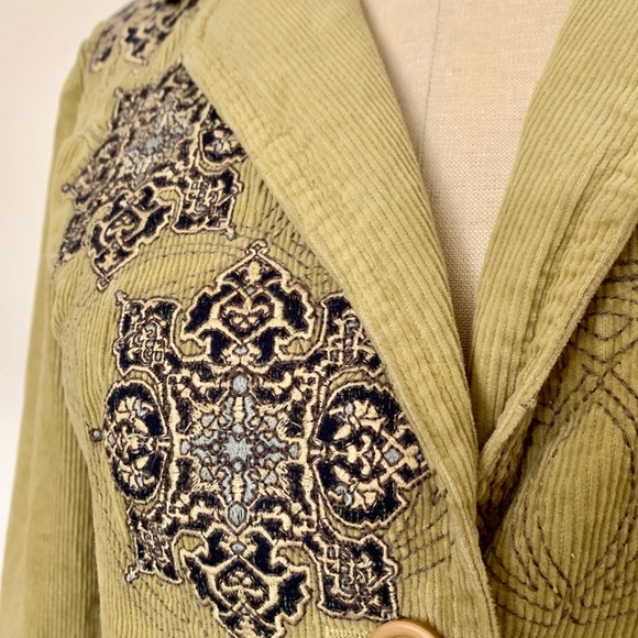 Johnny Was Mandala corduroy jacket S NWT - Picture 3 of 4